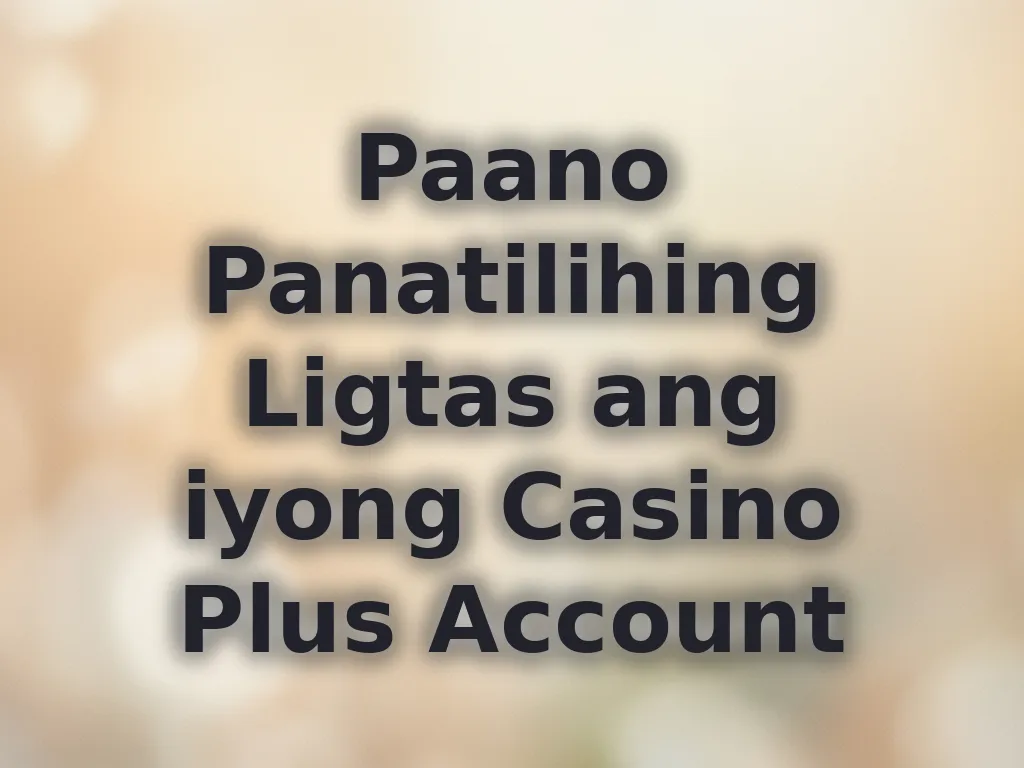 Account security tips